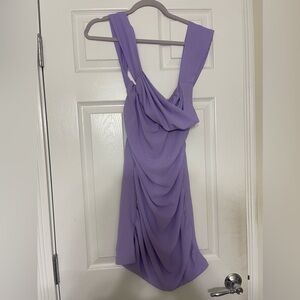 Boohoo Purple Party Dress